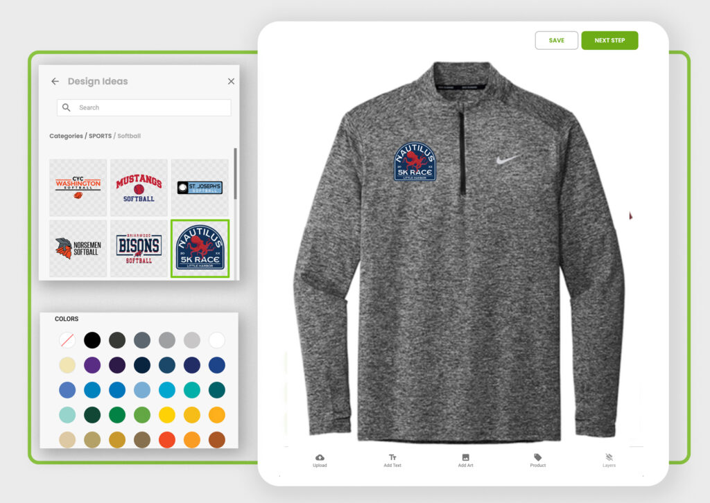Custom Design Templates for Activewear