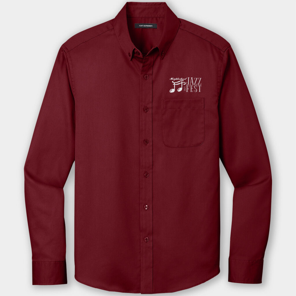 Custom Business Wear Embroidered Button Down Dress Shirts