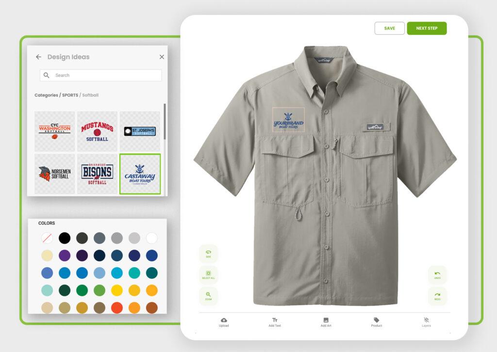 Custom Design Templates for Business Wear