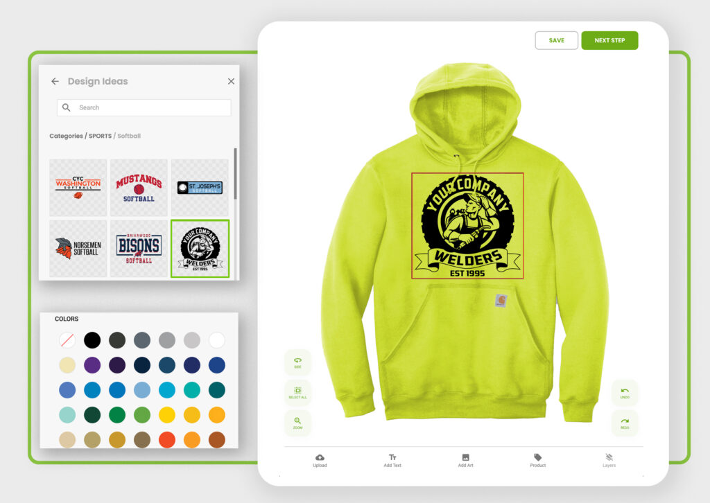 Custom Deisgn Templates for Safety and High Vis Apparel