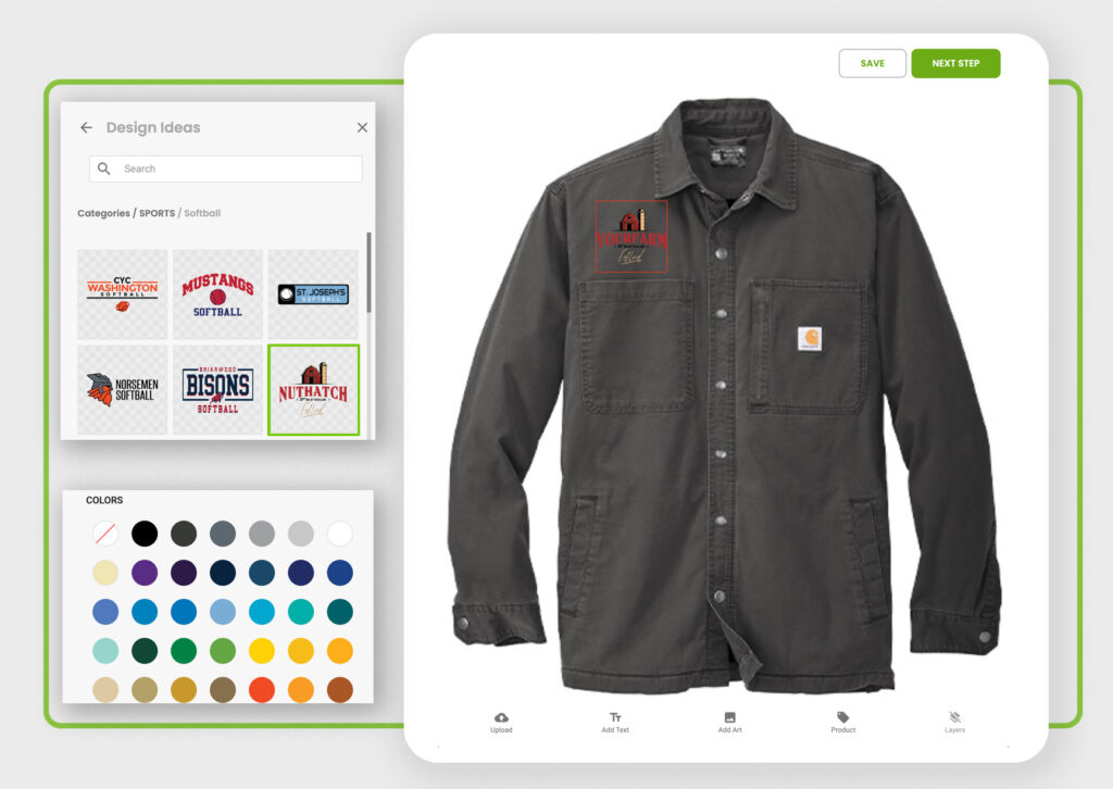 Custom Design Templates for Work Wear